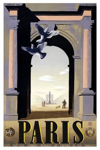 Vintage travel poster